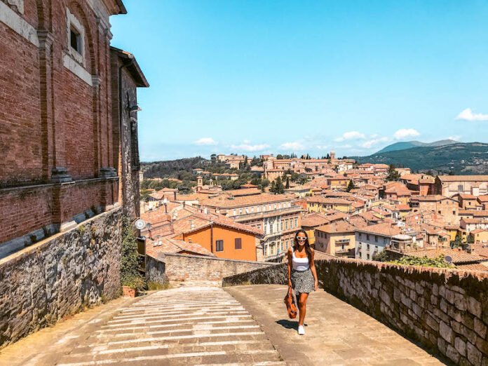 Cosa vedere a Perugia Porta Sole vista panoramica di Perugia Umbria Italia Passione Passaporto